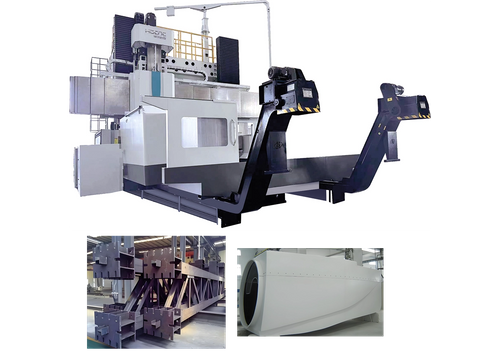 Máquina de fresado CNC de pórtico de la serie XKW21 con móvil de haz