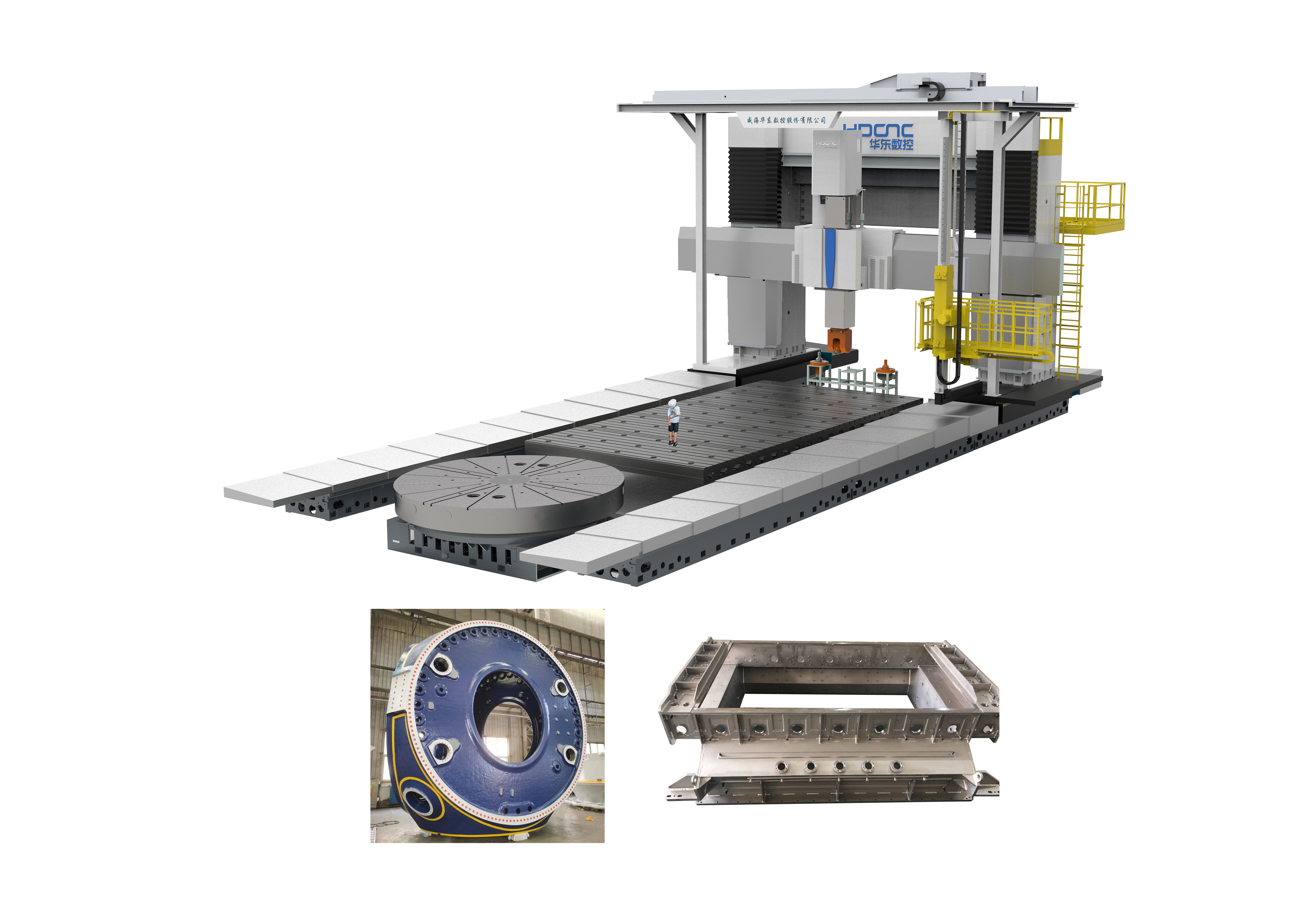 Serie XKW28 CNC Moving Gantry Moving Boring y fresado