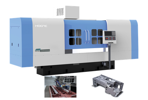 Grinder de superficie de movimiento de columna de tipo CNC